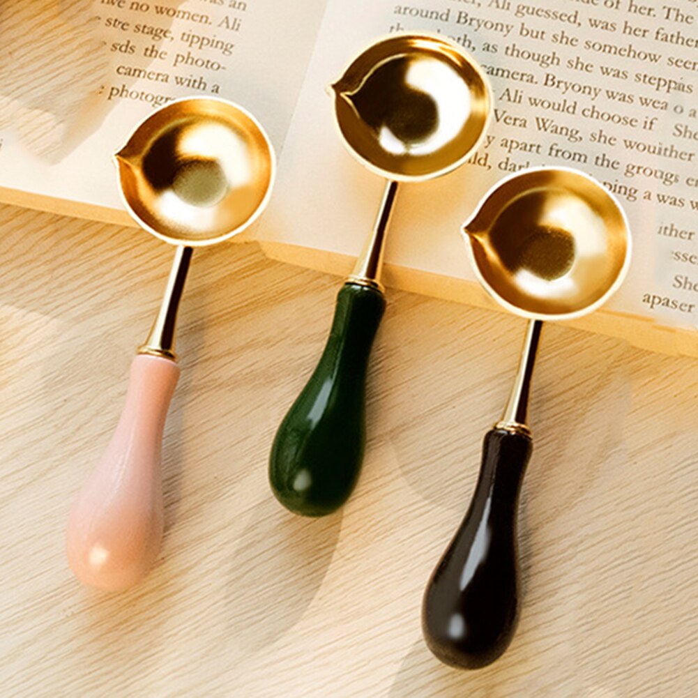 Retro Antique Plant Metal Sealing Wax Stamp Wood Handle Ancient DIY Craft Envelop Stamps Wedding Invitations Wax Seal Stamp