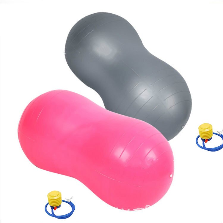 Pelota de Yoga antiexplosión para Pilates, equipo de ejercicio para el hogar, deportes, gimnasio, cacahuete, pelota de Fitness