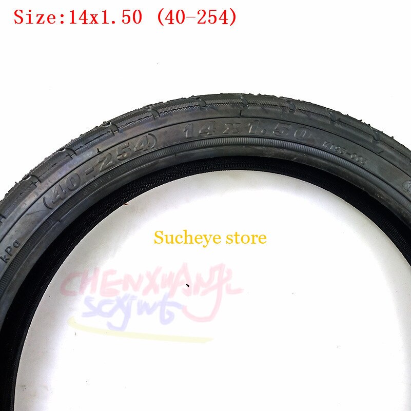 Bicycle Tyre 40-254 14X1.50 Tyre Inner Tube Bicycle Fitting 14 Inch Folding Bicycle Bike Kids Bike Wheel Tire Tire