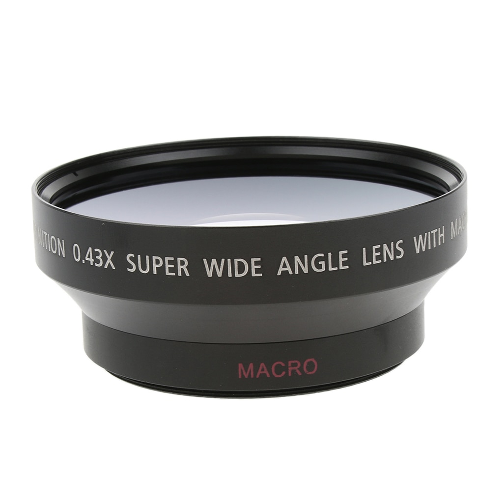 Objectif Grand Angle 0.45x FOTGA Pour Appareil Photo | 62mm | Avec Macro | Conversion HD