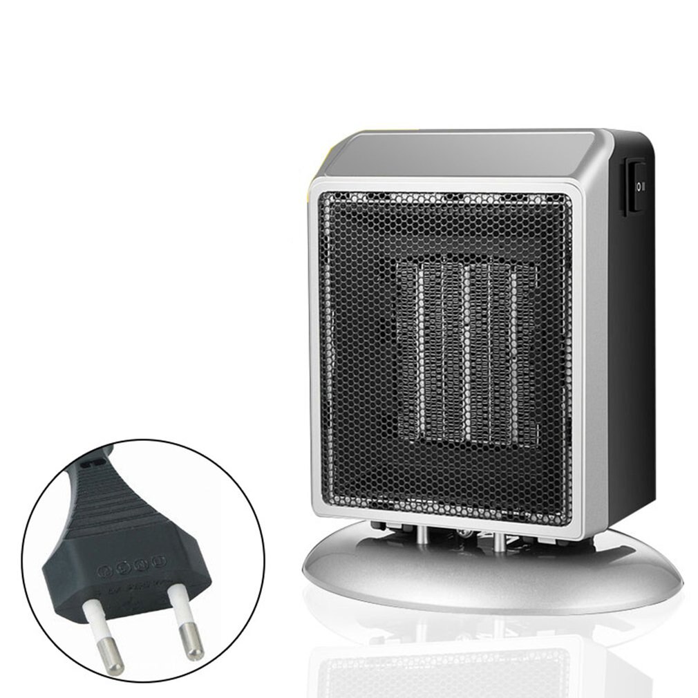 Mini Heaters Small Desktop Square Heaters Speed Warm Fan Home Heater Mini Space Heater Electric Heater Home Office: silver / us