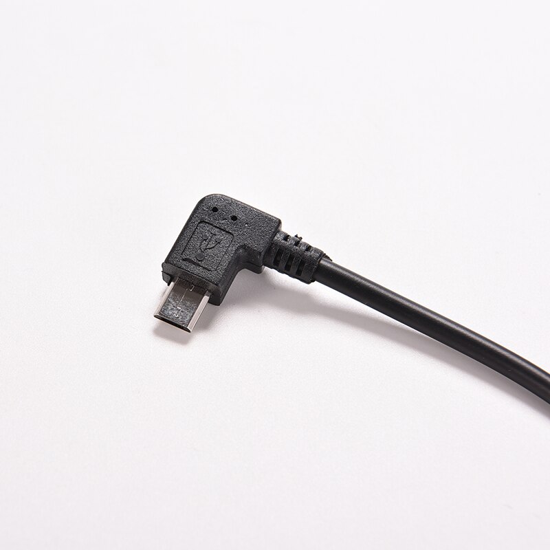 27 cm Adapter Connector Converter Haakse USB 2.0 Man 90 Graden Links Hoek Micro USB 5 Pin Man Kabel Cord