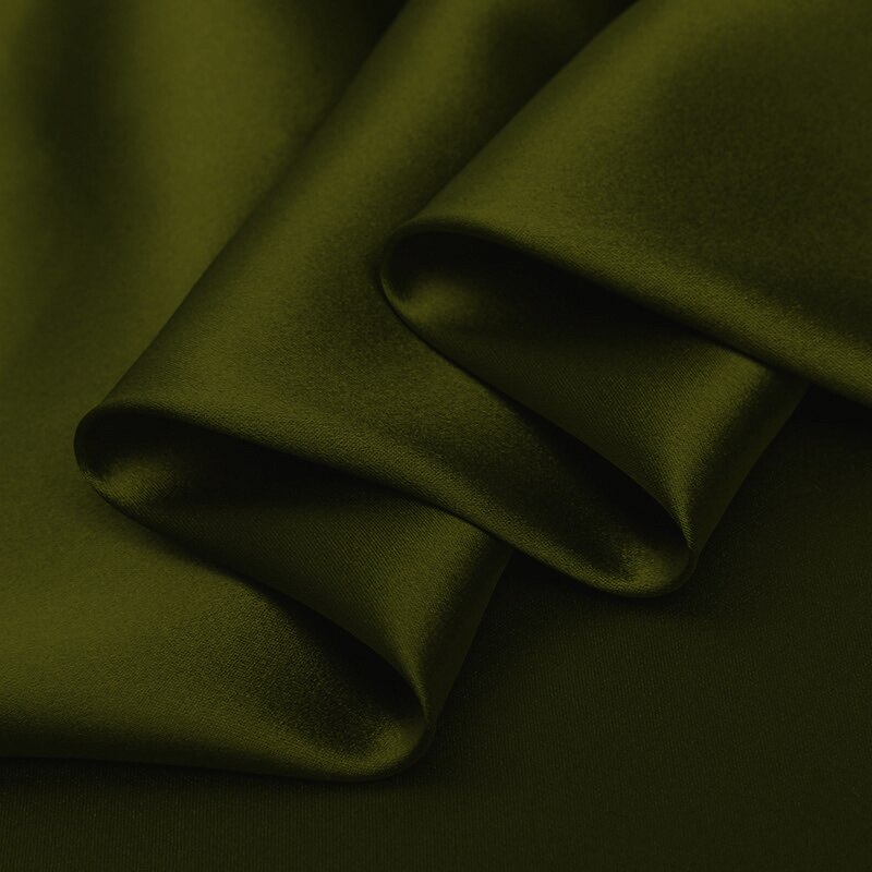 19MM Silk Fabric Solid Color Charmeuse Fabrics For DIY Sewing Width 113cm Natural Mulberry Silk: 39