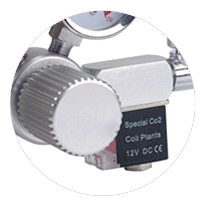 Aquarium CO2 Regulator Mini Dual Gauge Display with Bubble Counter Check Valve