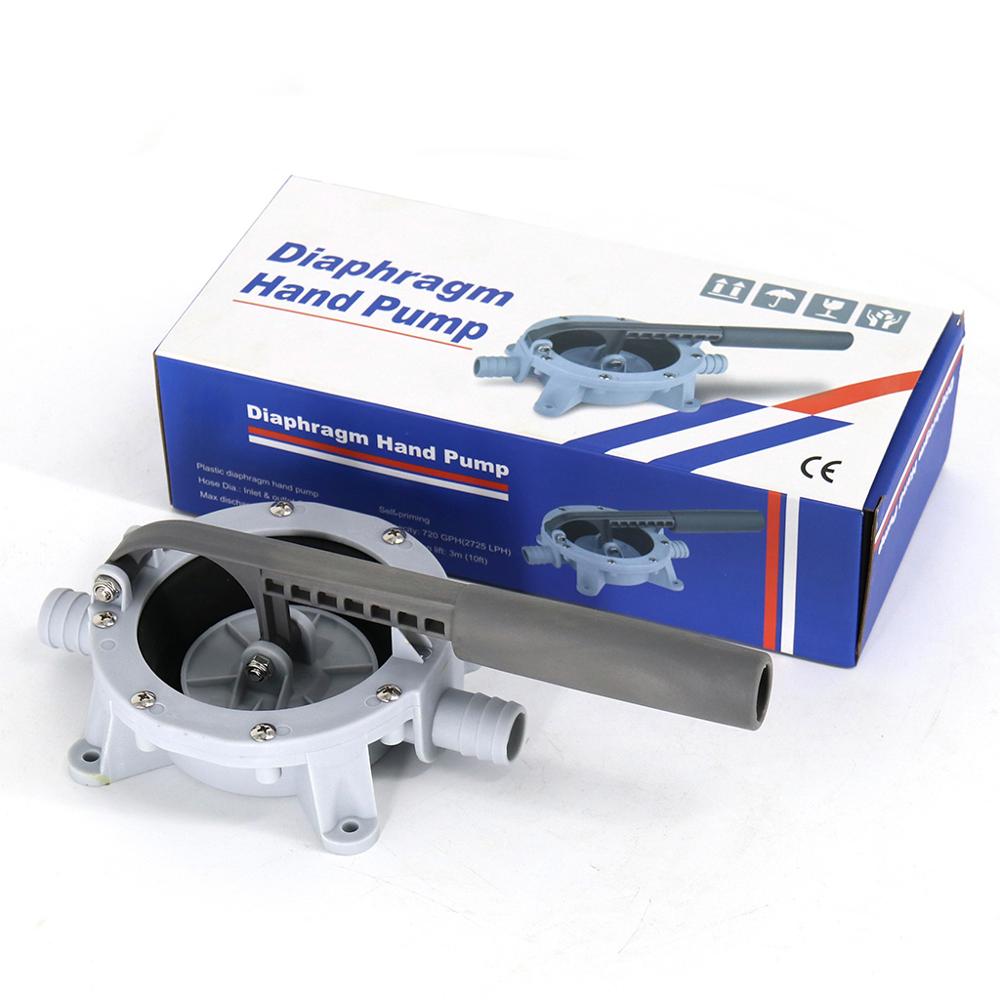 Manual Hand Bilge Pump Marine Boat Diaphragm Self Priming Pump Water Saltwater