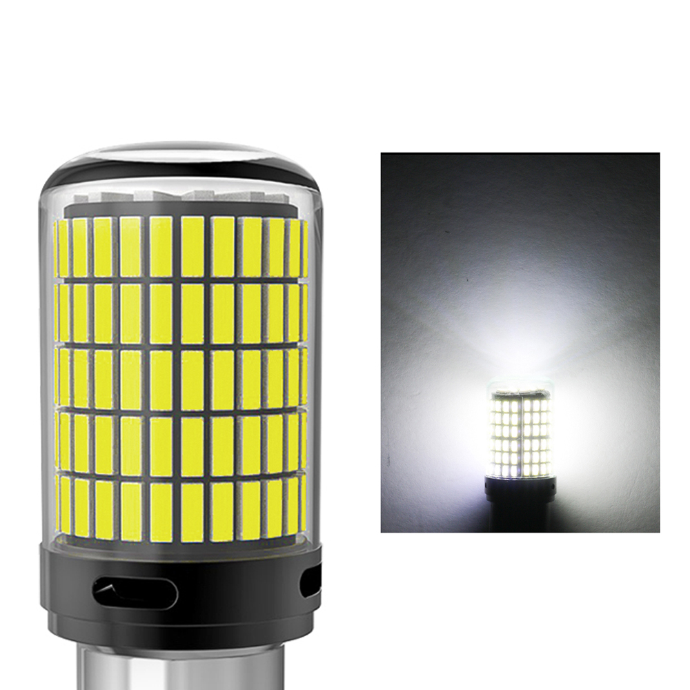 2 uds luz LED de coche de alta potencia P21W PY21W 1156 P21/5W 1157 BAY15D lámpara de señal trasera delantera Canbus 4014SMD W21W W21/5W 7440 7443 12V: Azul / 7443 W21/5W T20