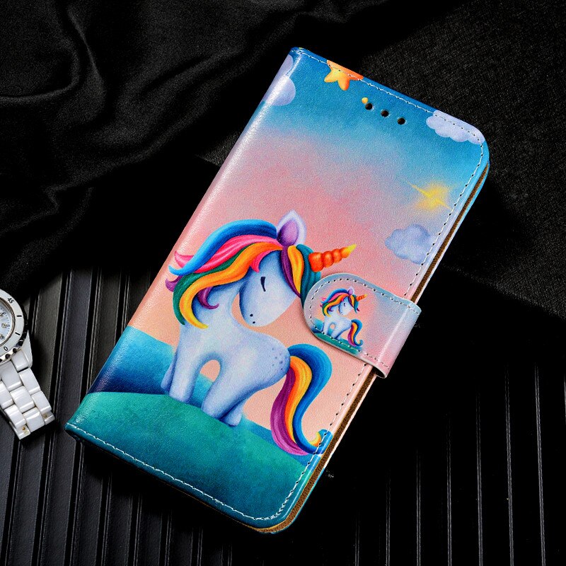 Til doogee  x90 etui blomst læder fundas flip etui til doogee  x90 x90l bagside coque print stand bog kuffert coque: Doogee  x90 / B7