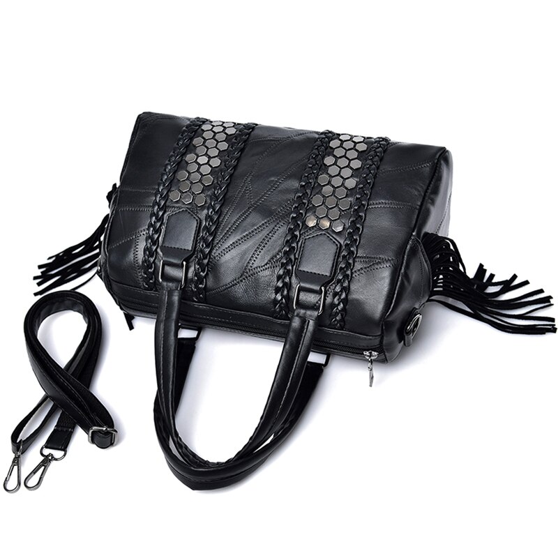 Studded Tassel Handbag Handbag Ladies Messenger Bag Tote