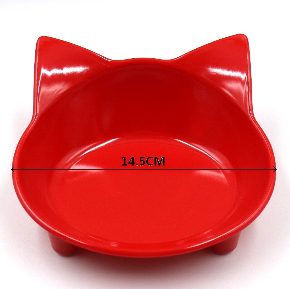 Kattenvoer Kom Huisdier Servies Verdikte Kat Oren Vorm Feederbowl Antislip Leuke Voedsel Water Dispenser Voor Katten Gerechten huisdieren Benodigdheden