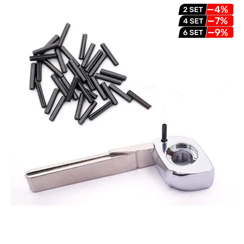 100Pcs/200Pcs 1.6Mm Pin Voor Keydiy Vvdi Auto Sleutelblad Vaststelling Pin Bolt Autosleutel Embryo klink Afstandsbediening Sleutelblad Met Sterke Ijzeren Pin