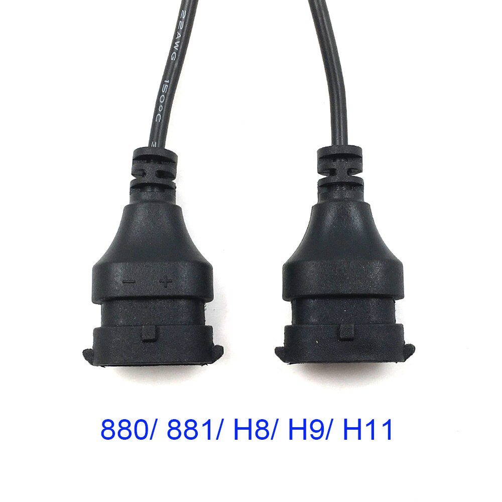 10pcs Car Headlight Plug Wire H1 H3 H4 H7 H8 H11 9004 9005 9006 9012 Socket Adapter 12V 24V Truck Auto Headlamp Lights Connector