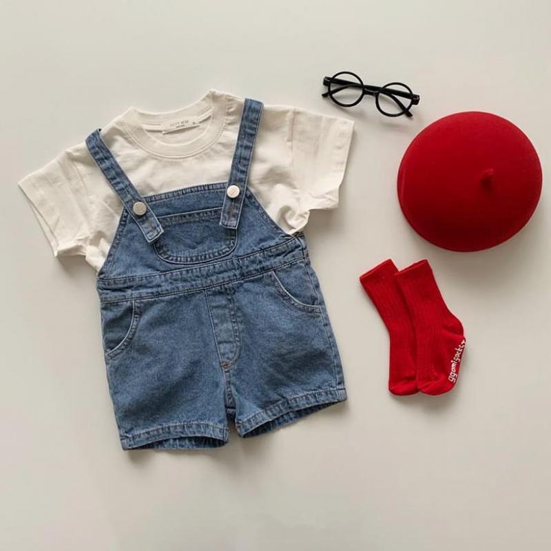 Salopette en Jean pour enfants, , été, 2022