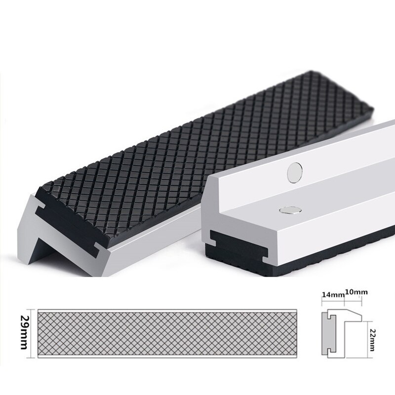 4 Inch Vice Jaws Soft Vice Mouth Protective Sleeve Pads Jaws Cover With Magnetism Multipurpose Accessory Protector