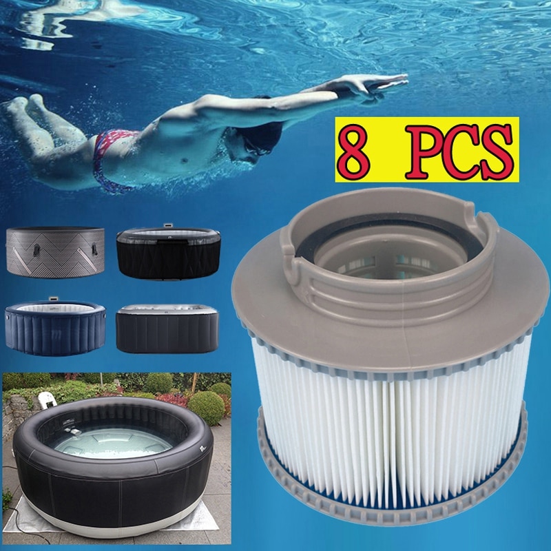 8 x Inflatable Spa Filter for Mspa Filter Cartridge Netherlands Spain Norway Spa Pool Filter Replacement Filter