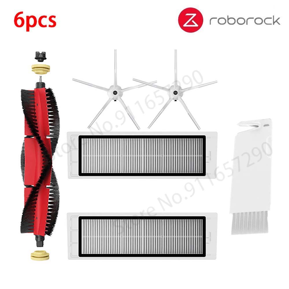 Nuovo Roborock S50 S5 Max S6 MaxV Parti Lavabile Mocio Panno Filtro HEPA Spazzola Laterale/Principale robot Aspirapolvere Accessori: Lavanda