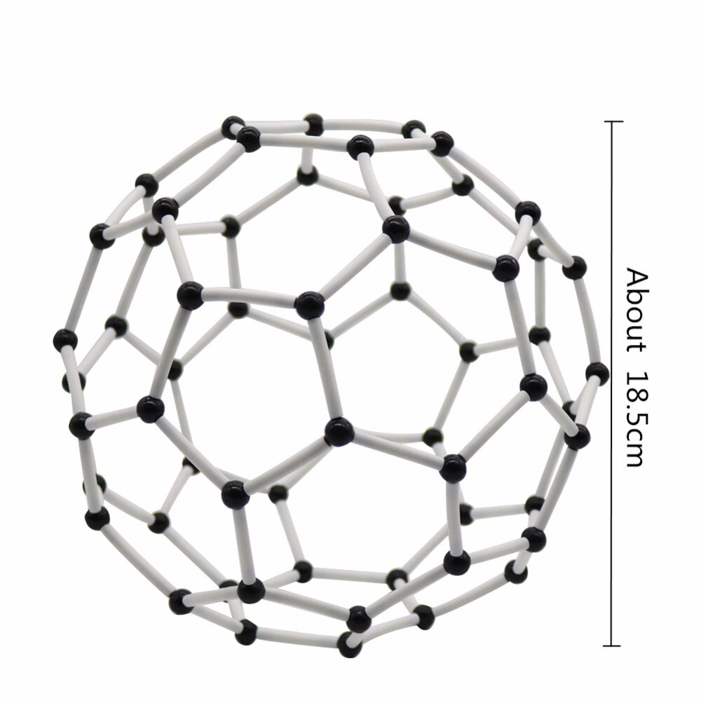 Carbon Allotrope Chemistry Model Diameter 9mm General and Organic Chemical Models School University Lab Teaching Equipment