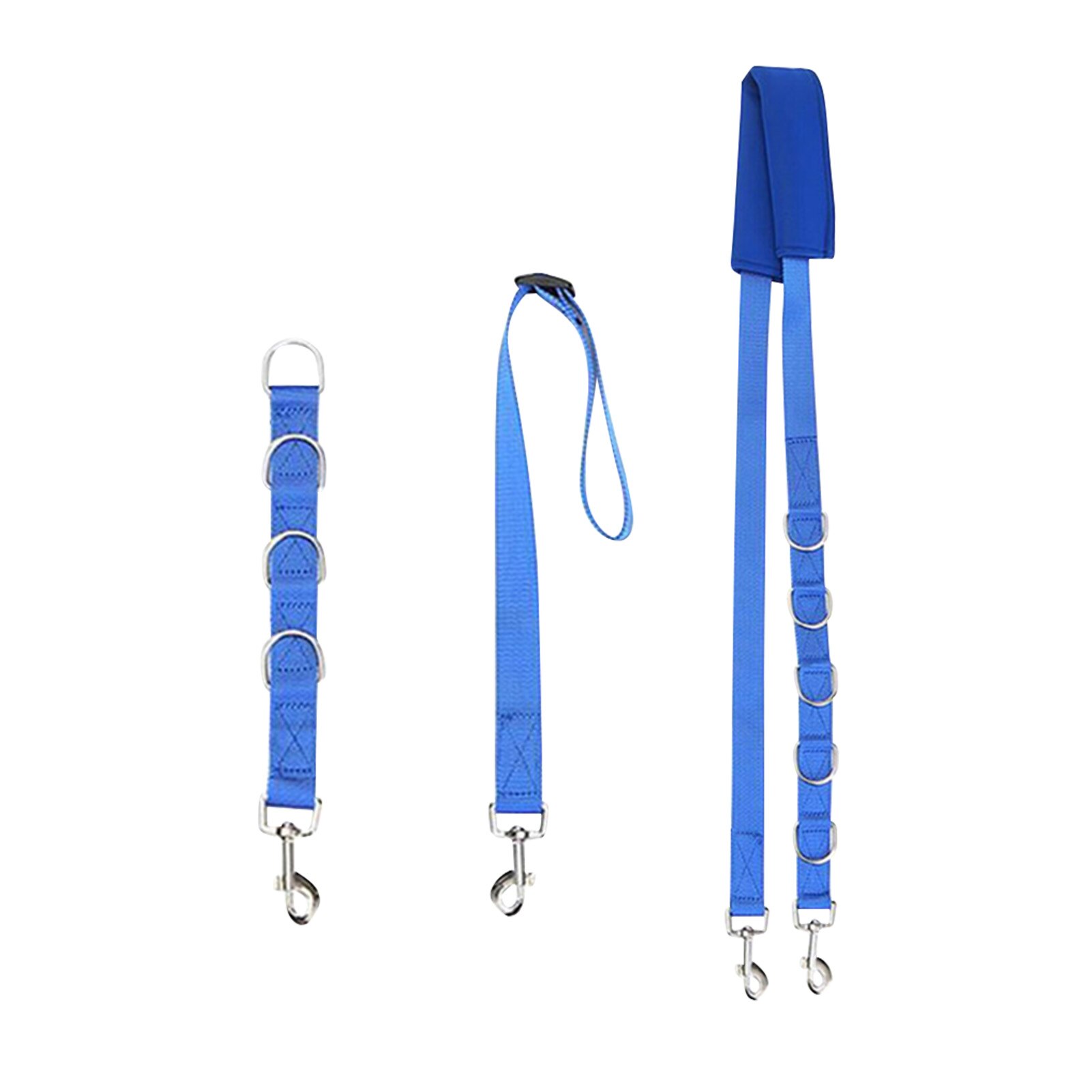 Harnais de Traction pour chiot, 3 pièces, sangle de toilettage pour chiot et chien, coussinet de ventre pratique et Durable pour couper les poils d&#39;animaux de compagnie: Blue