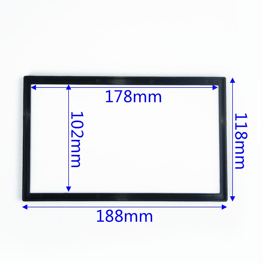 Bezel Trim Car Audio Frame 1pc Bezel Stereo Replacement Dash Plastic Mounting