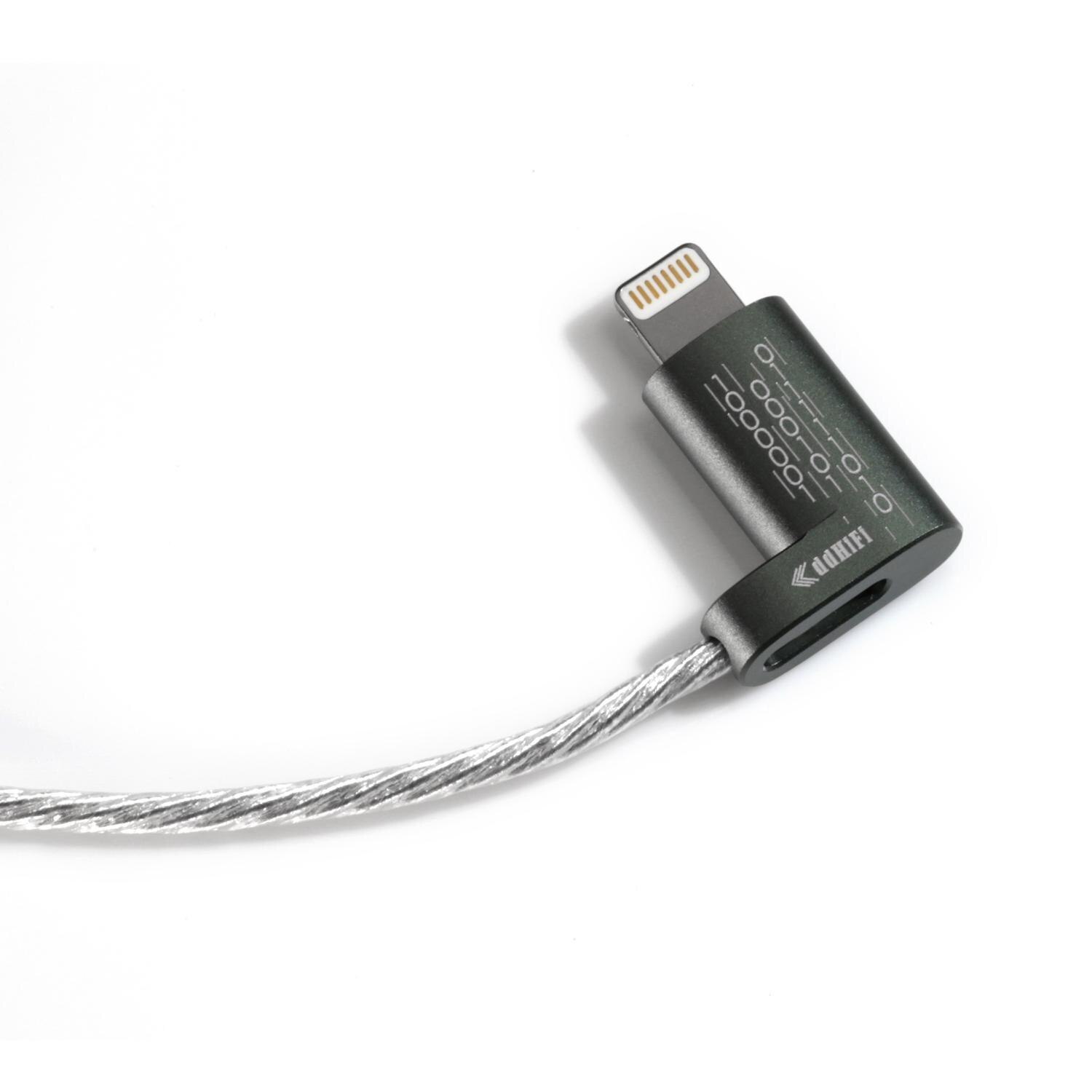 Câble de données DD ddHiFi MFi06 Lightning vers USB type-c pour connecter des appareils iOS avec USB-C appareils Audio