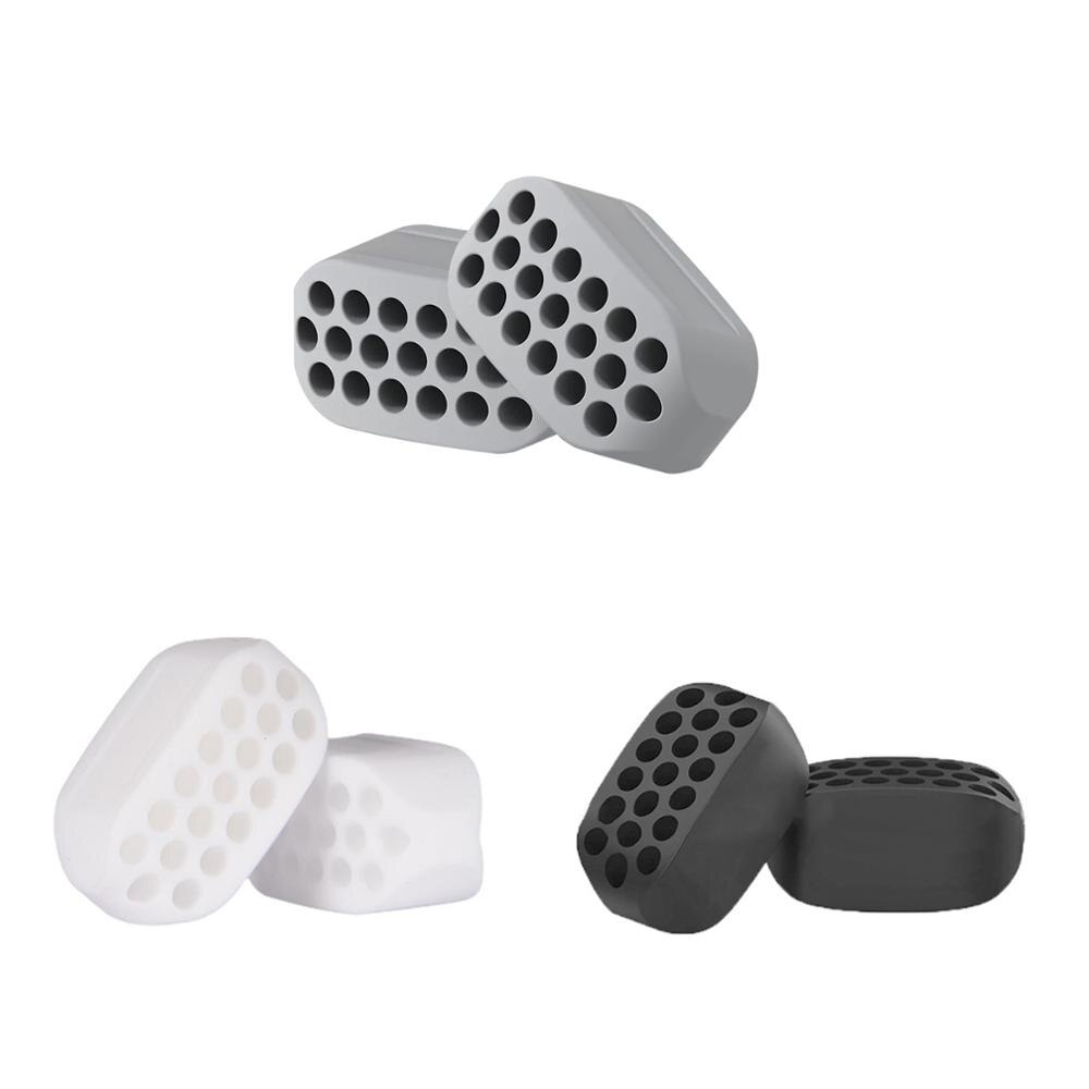 Silicona 2 unids/set cara línea de la barbilla de los músculos faciales ejercicio bola suave cara de tóner masetero mejilla elevación artefacto herramientas