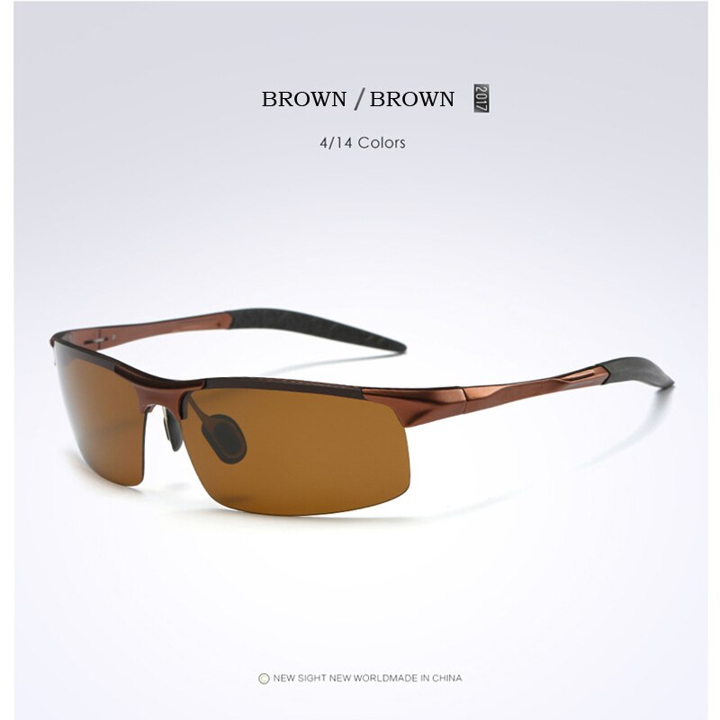 Aluminium Mannen Gepolariseerde Zonnebril Mannelijke Spiegel Rijden zonnebril Mannen gafas retro de sol masculino