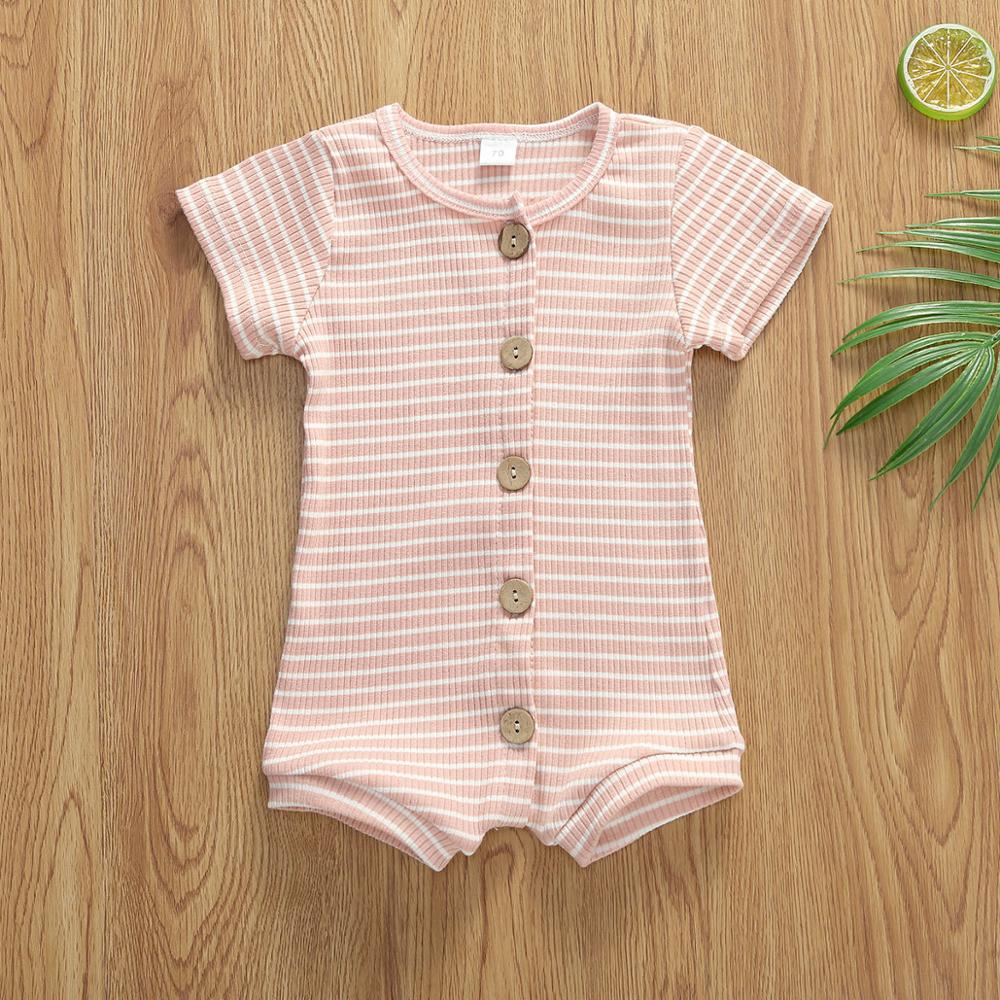 Børn piger tøj sommer strip bodysuit newborn baby romper kort overalls newborn tøj onsie ropa bebe