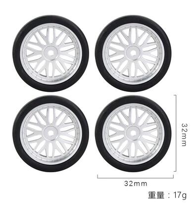 LD NSX RC auto-onderdelen shell glazen band moederbord afstandsbediening set servoarm: Rood