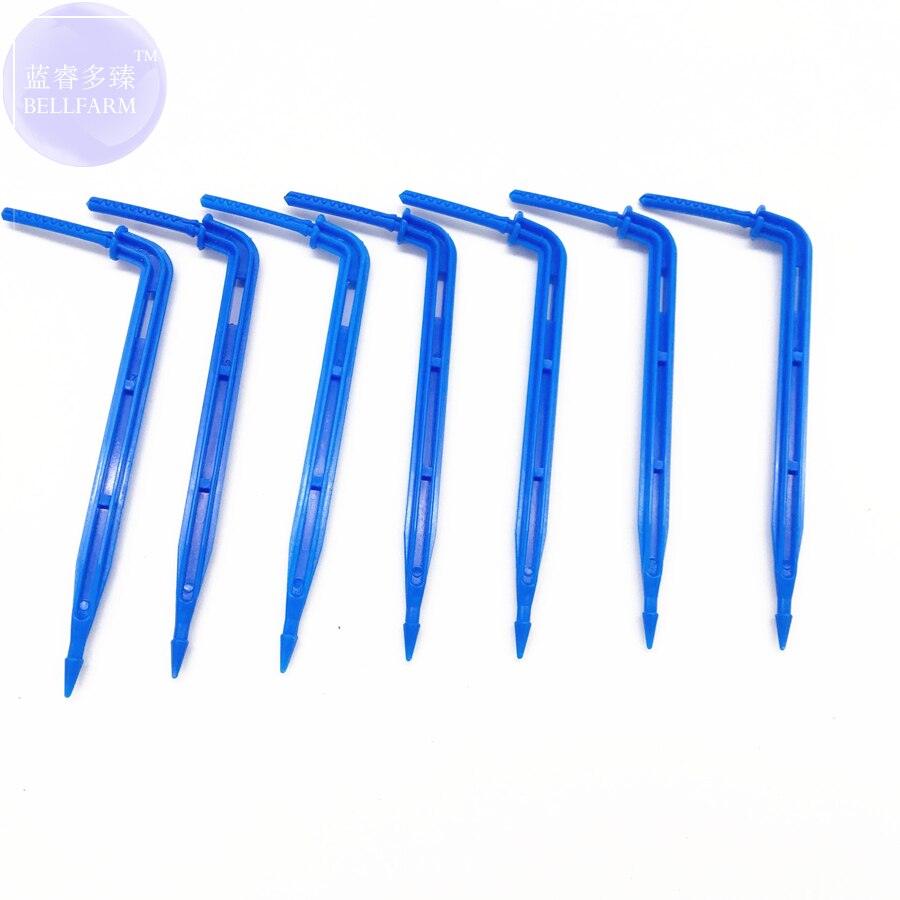 MUCIAKIE 50pcs Arrow Drippers for 3/5mm pvc Hose Pipe Black Plastic Drip Watering Starter Pipe Dripper Line E4257