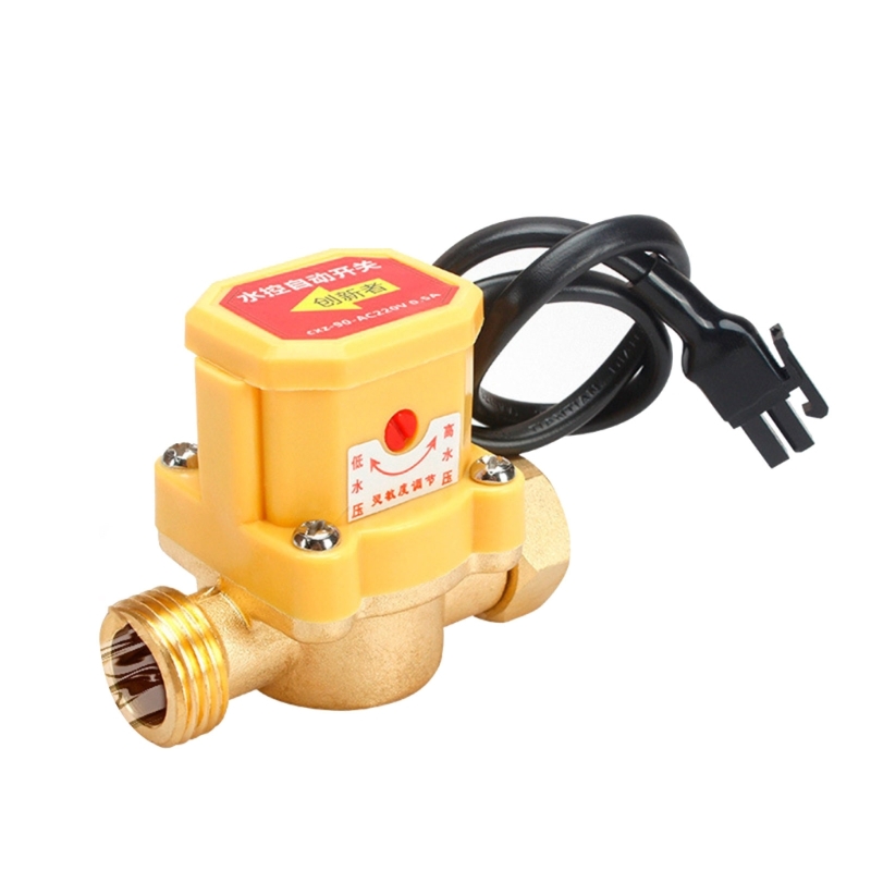 Wasserdurchflussschalter Wasserdurchflusskontrollschalter Wasserpumpe Einstellbarer Durchflusssensor G1/2 bis G1 2 4 bis G1/2: Burgunderrot