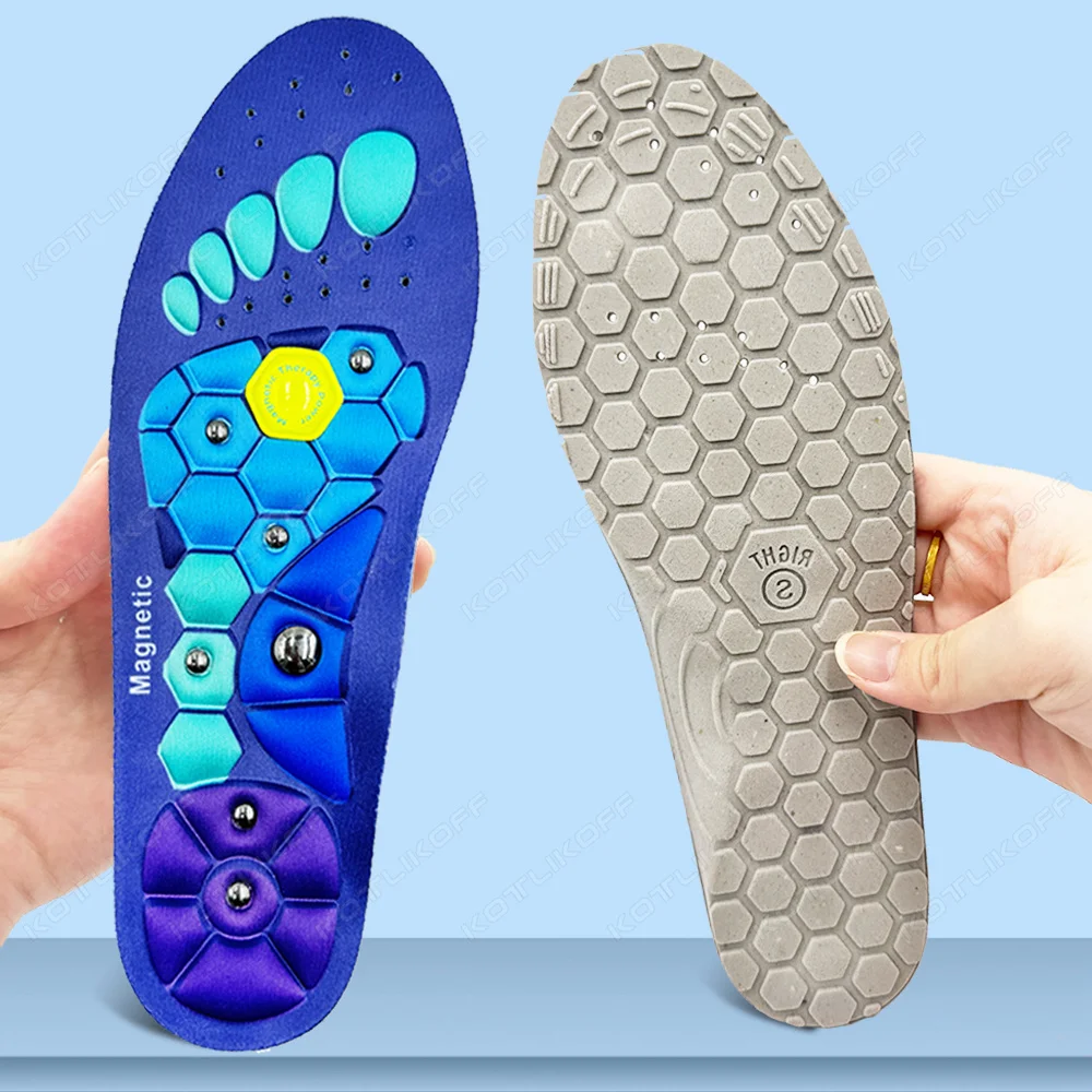 Medizinische Magnetische Therapie Sport Einlegesohlen Massage Fuß Gewicht Verlust Abnehmen Akupressur Einlegesohle Anti-müdigkeit Gesundheit Pflege Schuh Pads