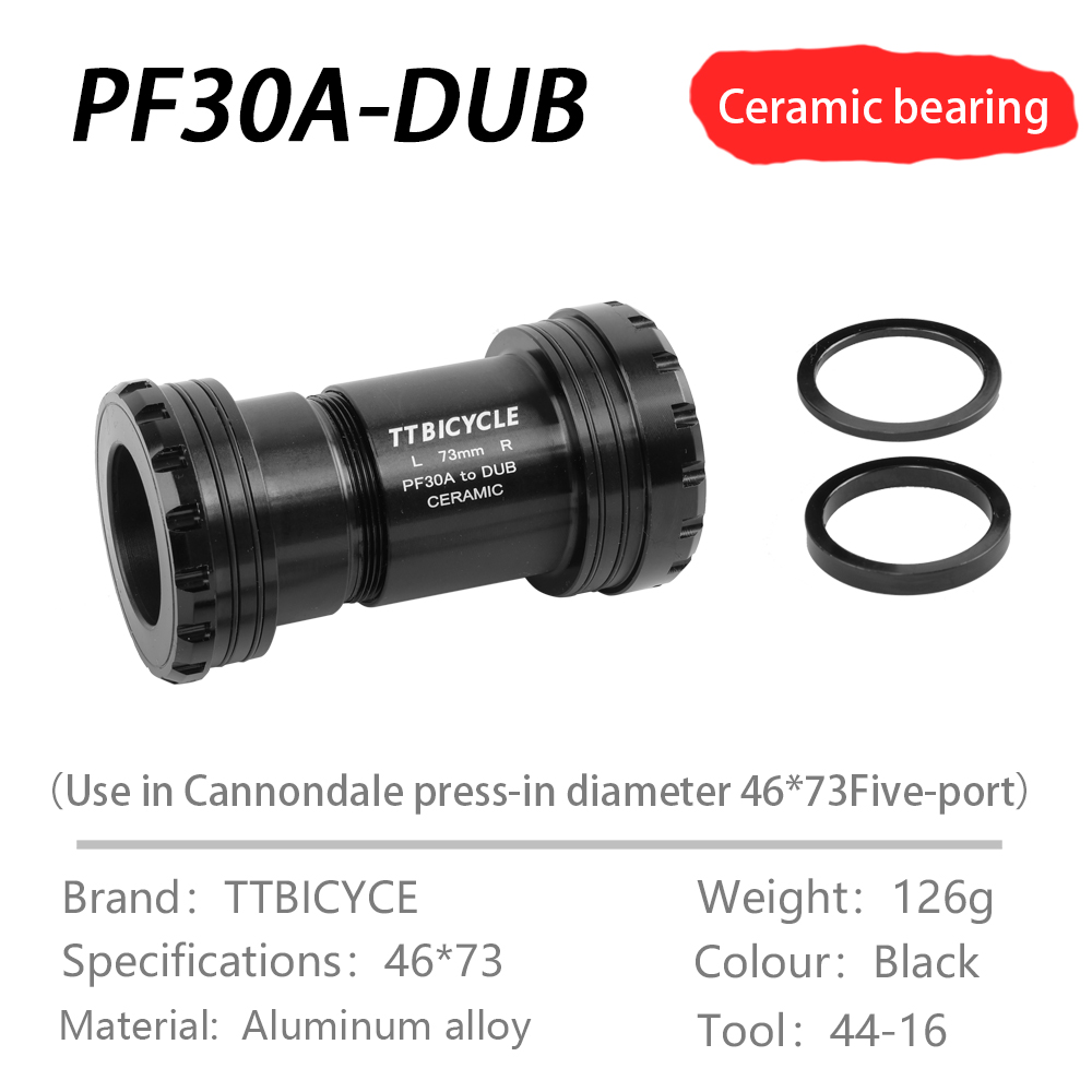 Center axle tool BB30A-24/PF30A 24/30/28.99mm for PF30A frame shell width 73mm for mountain bike Cannondale crank group hollowte: green