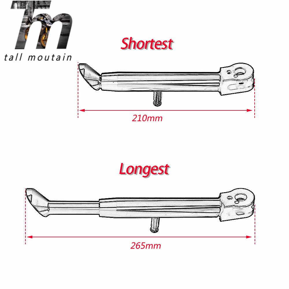 Motorsykkel justerbart gnist stativ sidestativ kickstand fotstøtte senkesett til honda cbr 600rr cbr 1000rr cbr 250rr