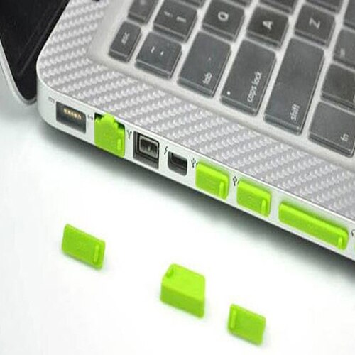 Conjunto Silicone Anti Poeira Tampa Da Ficha Stopper Para Laptop poeira plugue dustproof plugue poeira usb Acessórios de Computador