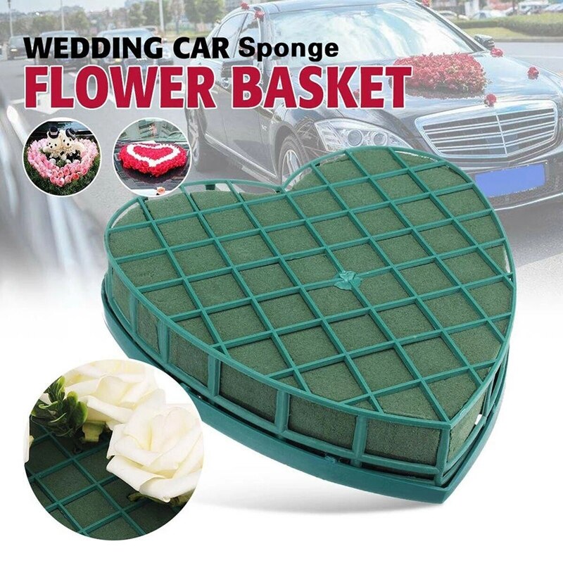 Ventouse à mousse en forme de cœur, 1 pièce, utile, fin et Durable, pour voiture de mariage