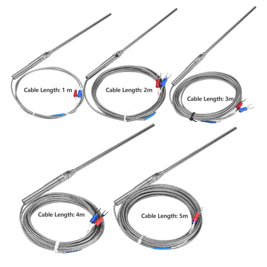 M8 Thread Type K Thermocouple 150mm Probe Temperature Sensor Wire Temperature Sensor