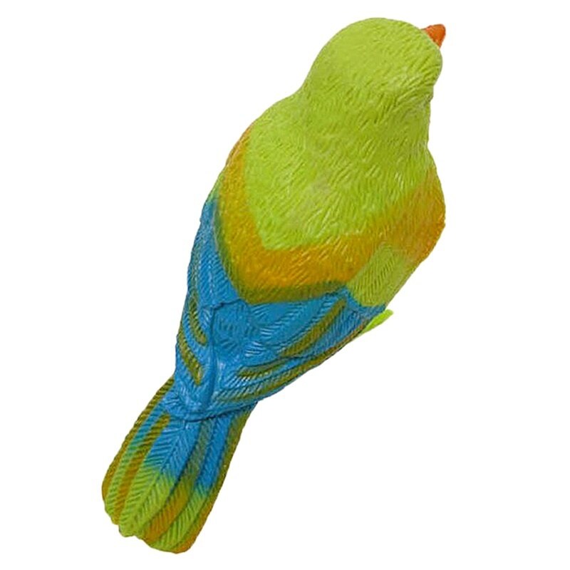 Funny Sound Voice Control Activate Chirping Singing Bird Toy: 1pc