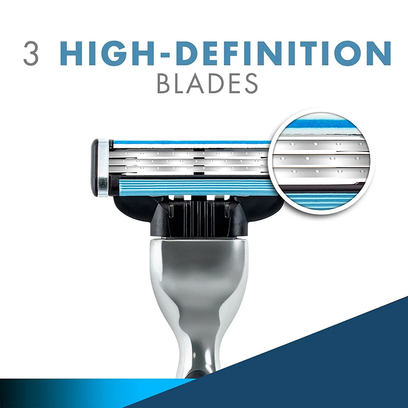 Gillette Mach3 Herren Rasierklinge Rasierklinge Kopf füllt Patronen mit Schmier streifen 3 Schichten Klingen schnell schneiden Gesicht Bart