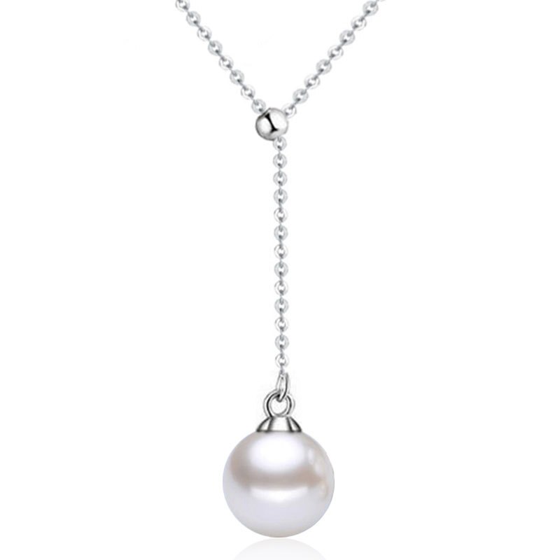 Nehzy S925 Stempel Zilver Vrouw Hanger Hanger Hoge Imitatie Parels Opal Shambhala Kristallen Sieraden Gouden Ketting