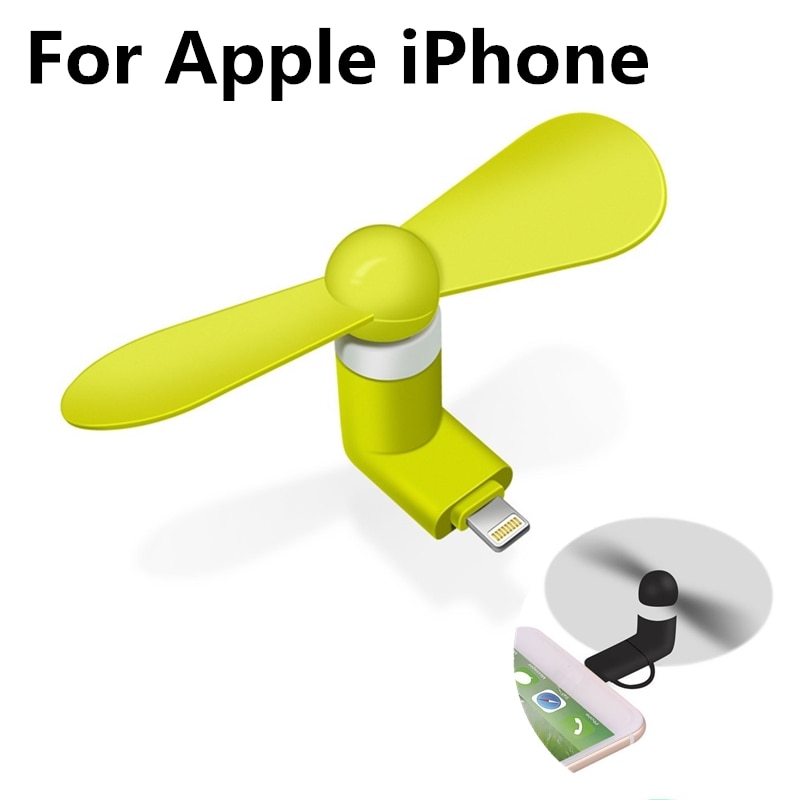 Mini ventilateur Portable Micro USB, 5v, 1w, pour téléphone Portable, Gadget, testeur, pour Apple iphone 5, 5s, 5c, se, 6, 6s, 7 plus, 8, X