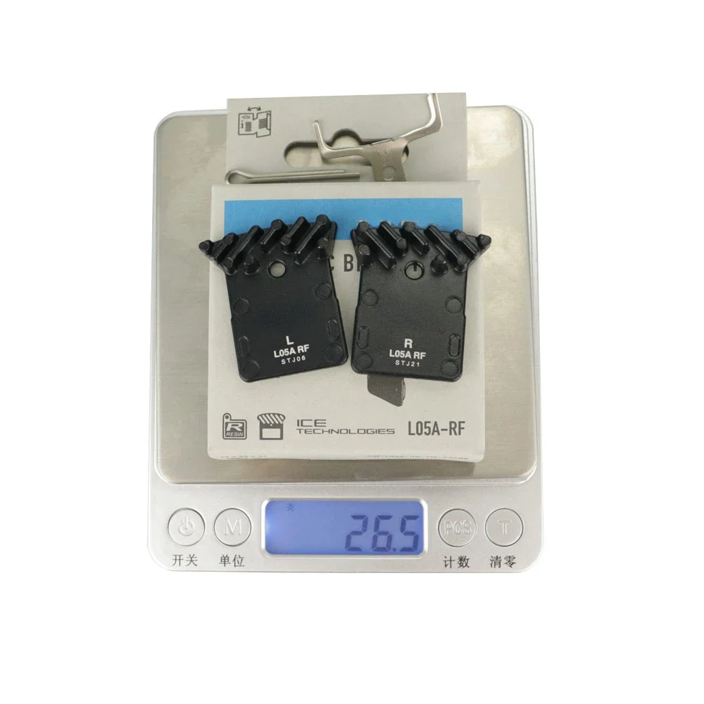 Shimano  l05a bremseklodser ice tech resin cykelbremseklodser hydraulisk bremse  l05a- rf bremseklodser til ultegra  r8070 r9170 cykeldel: Hvid