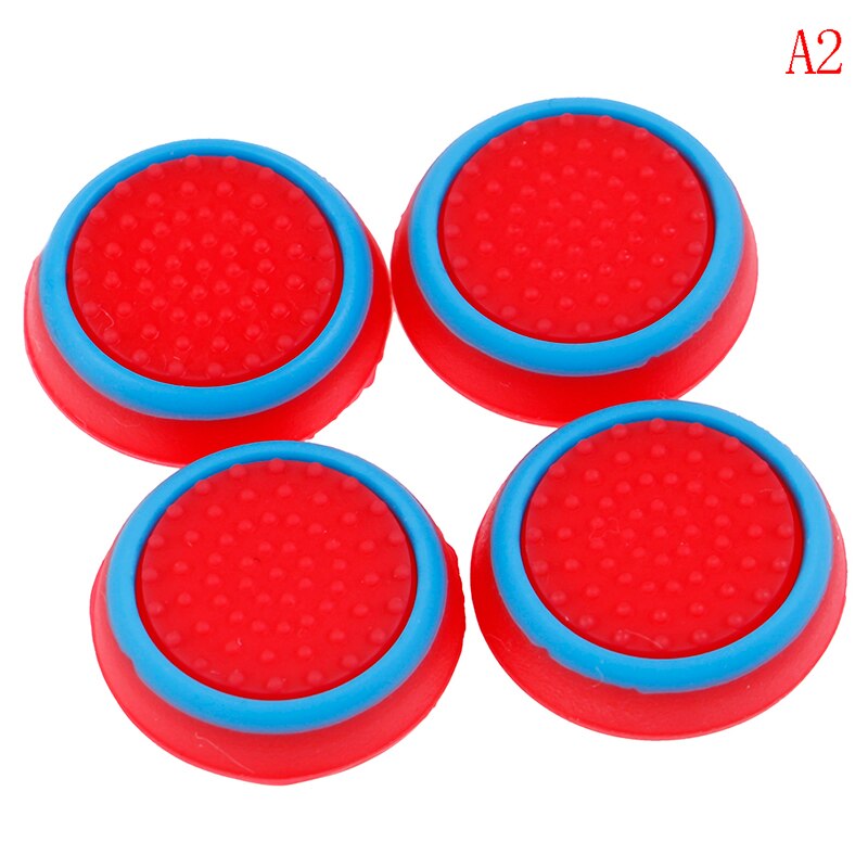 4pcs Silicone Analog Thumb Stick Grips Cover For PlayStation 4 PS4 Pro Slim For PS3 Controller Thumbstick Caps For Xbox 360 One