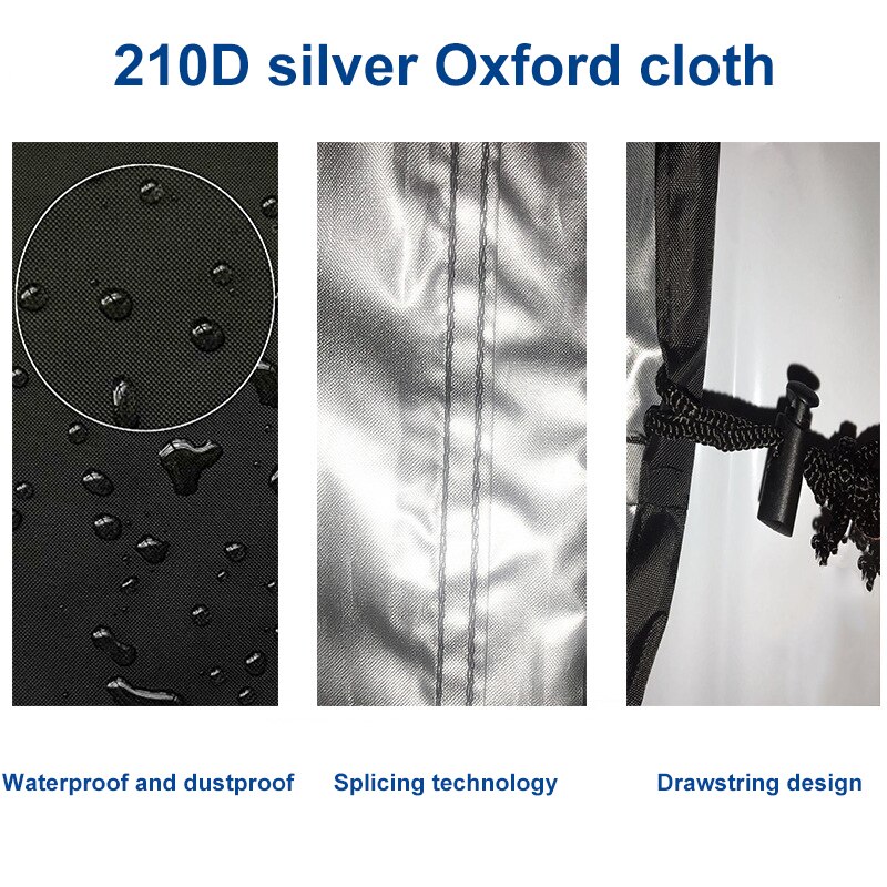 Lawn Mower Cover Waterproof UV Protector Advanced Polyester Cover Tear Resistant Multi Function Cover Garden Home Accessories