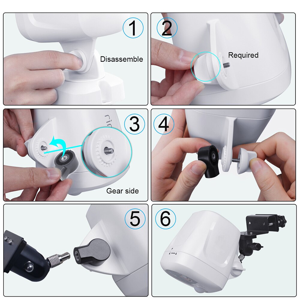 Weatherproof Gutter Mount BEAMS LED Light Adapter Compatible with Mr. Beams LED & Next Generation LED Spotlight Netbright