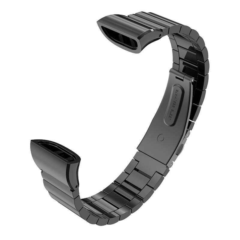 Bracelet for Huawei Band 3 Pro Metal Wrist Strap Stainless Steel Wristband for Huawei Band 3pro Smart Watch Replace Accessories: Bamboo Black