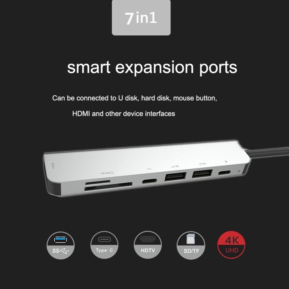 87W USB C Hub Blitz 3 Docking Bahnhof 4K HDMI Typ-C Hub zu HDMI USB 3,0 Adapter für MacBook Profi Zubehör USB Konverter