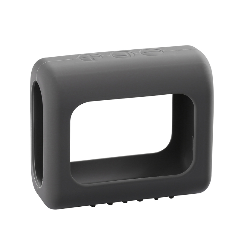 Funda de silicona a prueba de polvo para altavoz, carcasa protectora anticaída para JBL GO 3 GO3 Bluetooth, compatible con altavoz S17 21: Gray