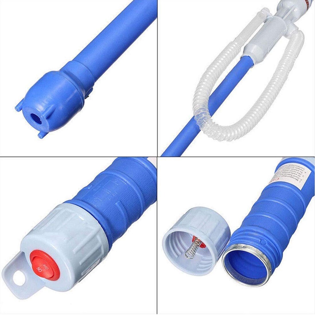 Portable Handheld Liquid Transfer Pump Battery Operated Water Gas Tools pump gas water oilHose Outdoor Liquid