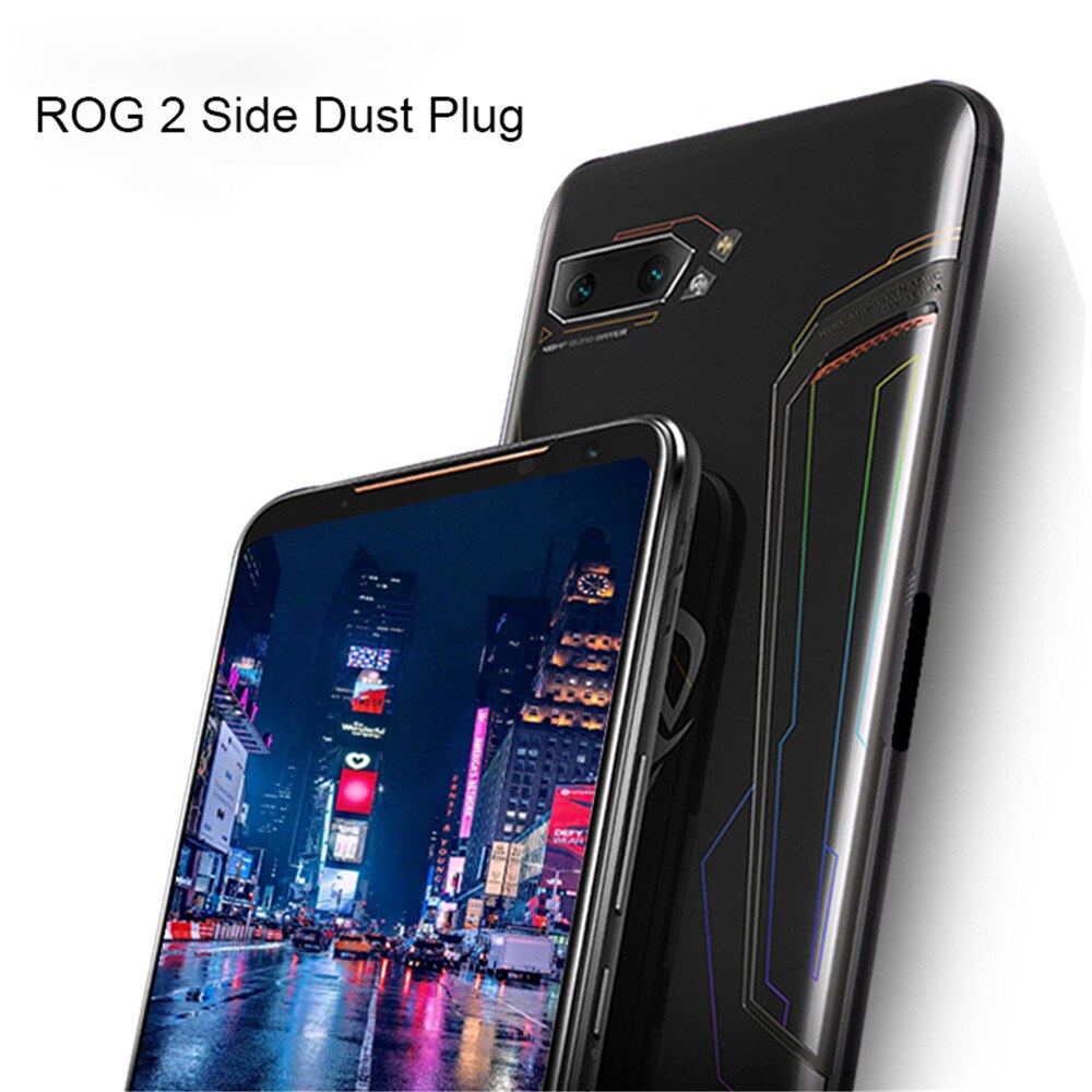 1pcs Beschermende Stof Plug Voor ASUS ROG Telefoon 2 Gaming Telefoon ZS660KL Side Stof Plug Game Telefoon 2 Accessoires