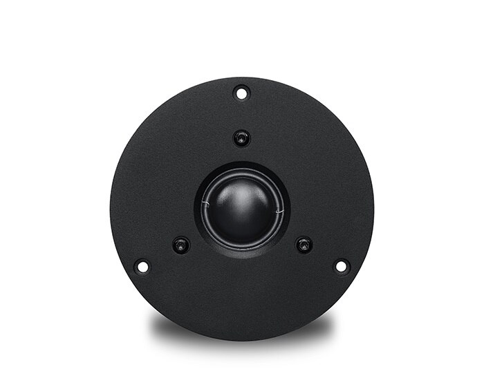 1 Pieces Original HiVi Q1R/Q2R 4&#39;&#39; Black Fabric Dome Tweeter Speaker Driver Unit Magnetism Shielded 6ohm/15W RMS D116mm