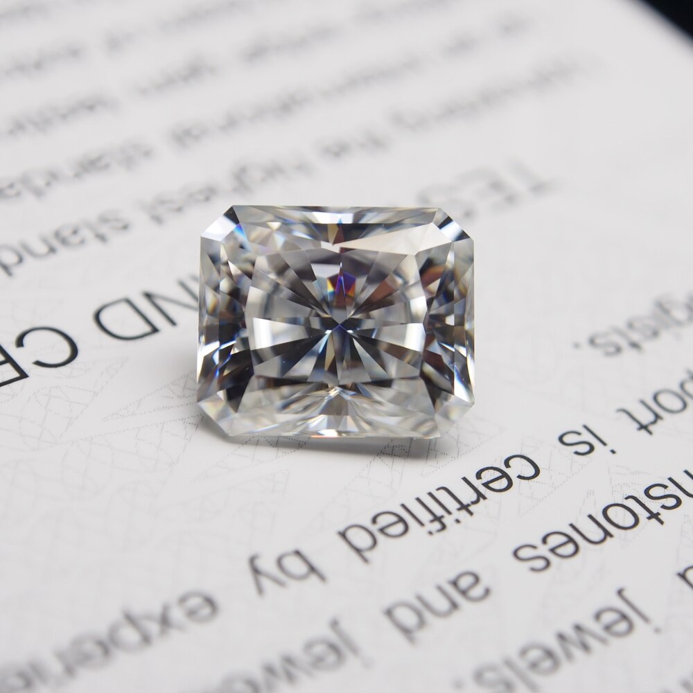 Radiant Cut 3*5Mm 0.5 Karaat Duidelijkheid Vvs Wit D Kleur Losse Synthetische Moissanite Diamond Stone